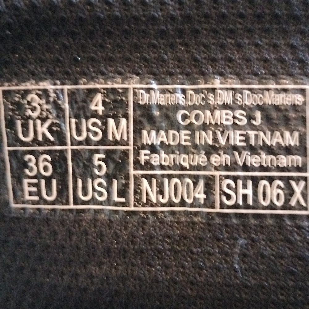 Dr. MARTENS Combat boots size 4m - Picture 13 of 16